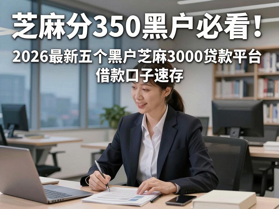 芝麻分350黑户必看！2026最新五个黑户芝麻3000贷款平台借款口子速存