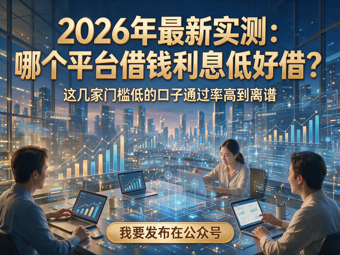 2026年最新实测：哪个平台借钱利息低好借？这几家门槛低的口子通过率高到离谱！