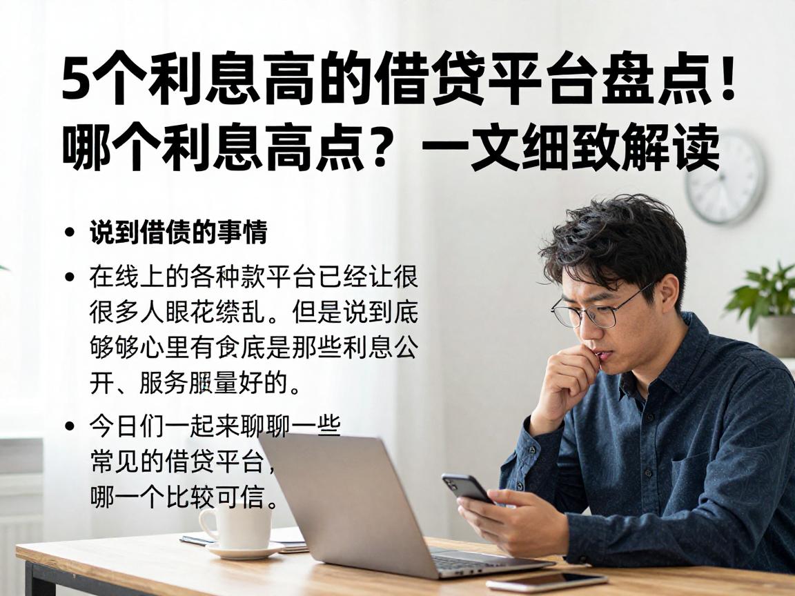 5个利息高的借贷平台盘点！哪个利息高点？一文细致解读