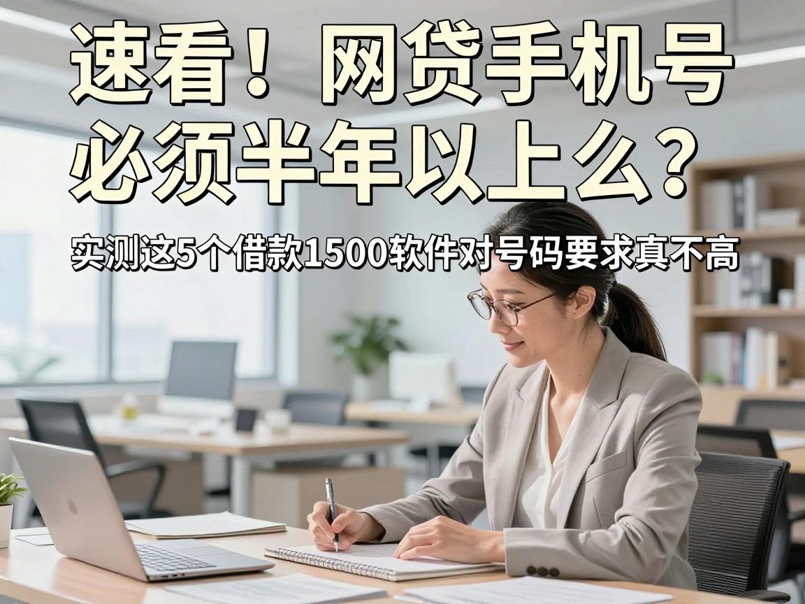 速看！网贷手机号必须半年以上么？实测这5个借款1500软件对号码要求真不高