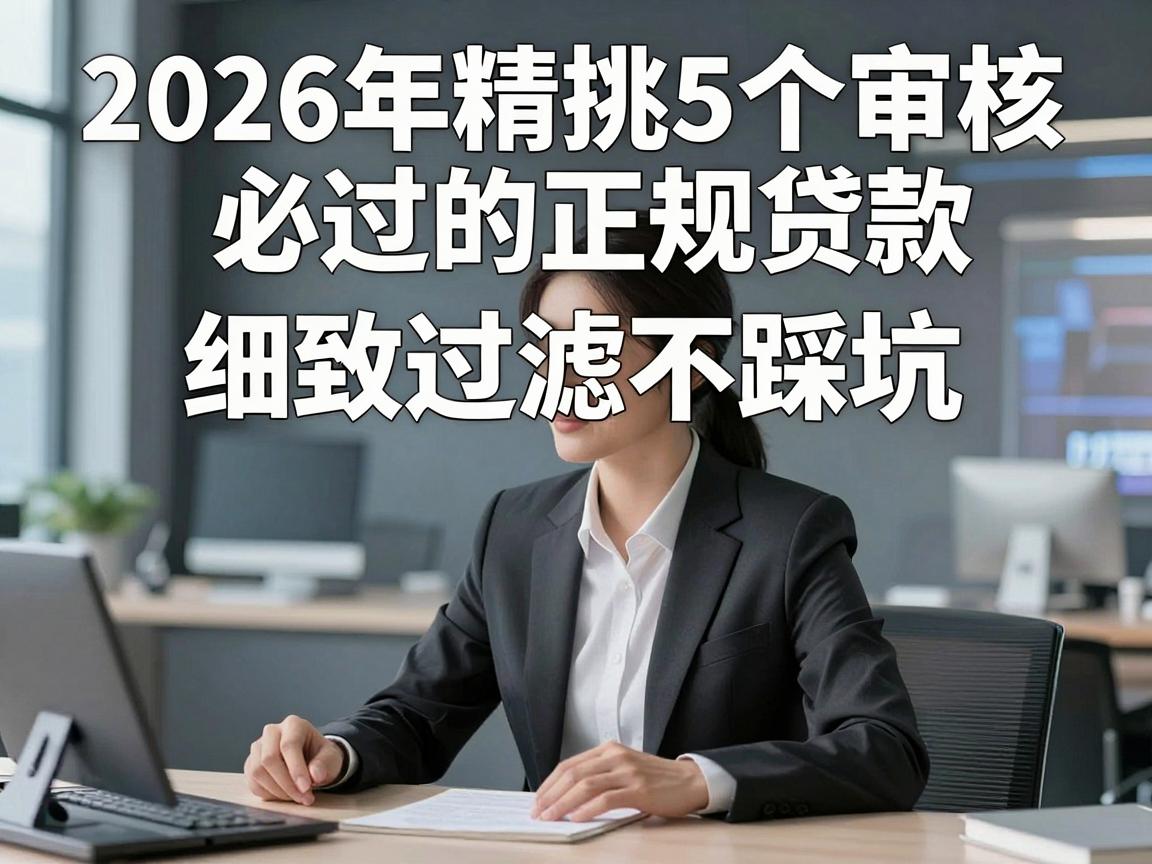 2026年精挑5个审核必过的正规贷款，细致过滤不踩坑！