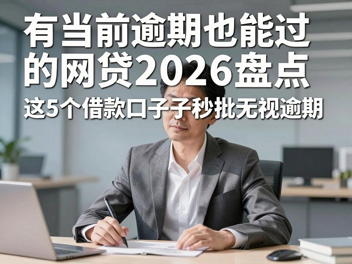 有当前逾期也能过的网贷2026盘点，这5个借款口子秒批无视逾期