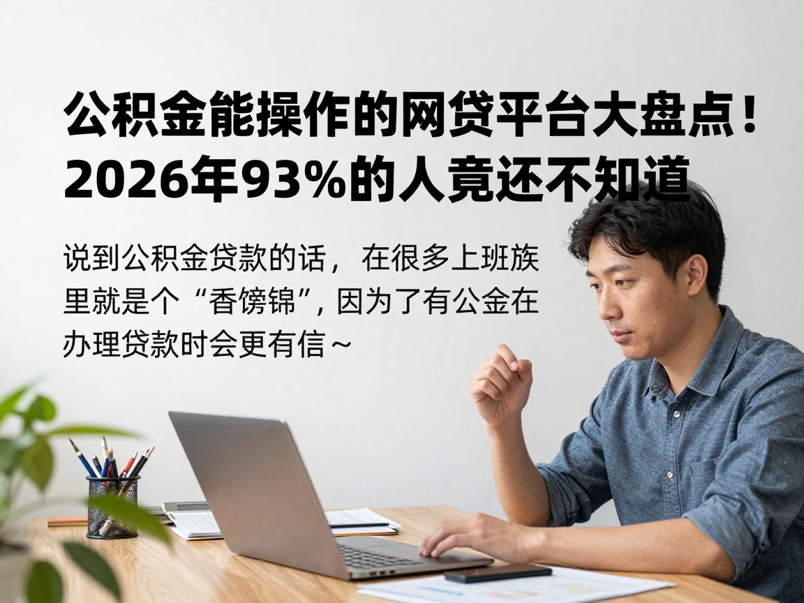 公积金能操作的网贷平台大盘点！2026年93%的人竟还不知道