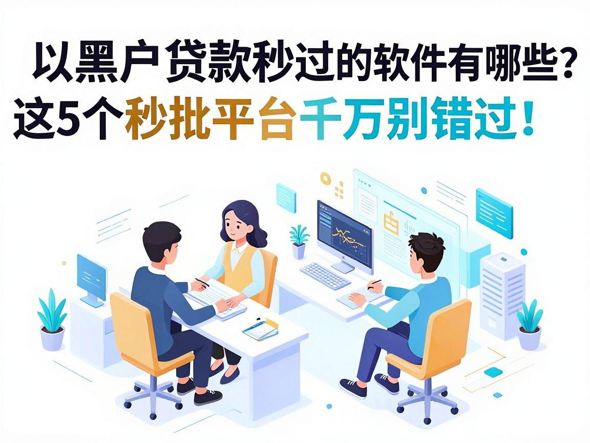 黑户贷款秒过的软件有哪些？这5个秒批平台千万别错过！