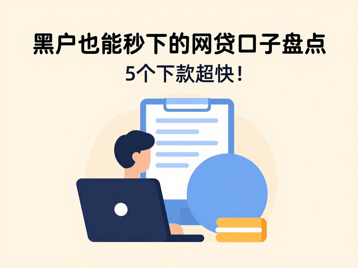 黑户也能秒下的网贷口子盘点，这5个下款超快！