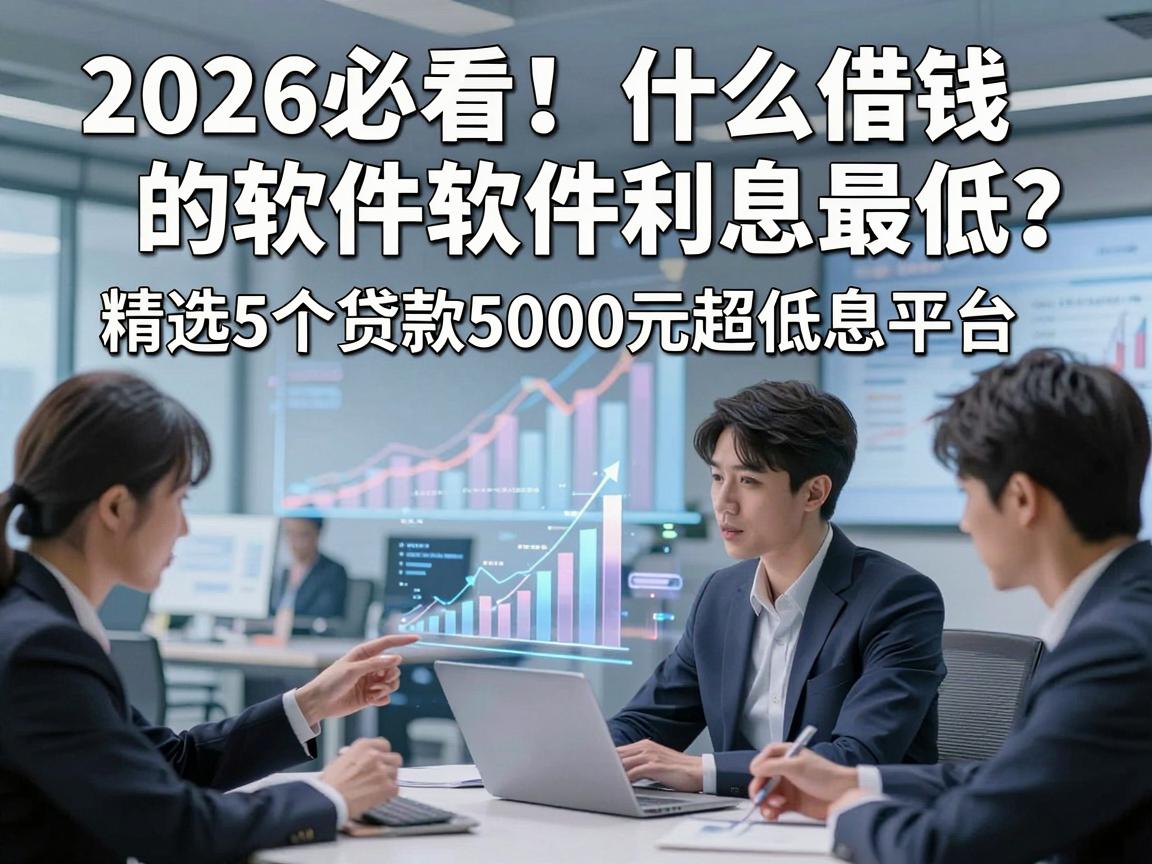 2026必看！什么借钱的软件利息最低？精选5个贷款5000元超低息平台