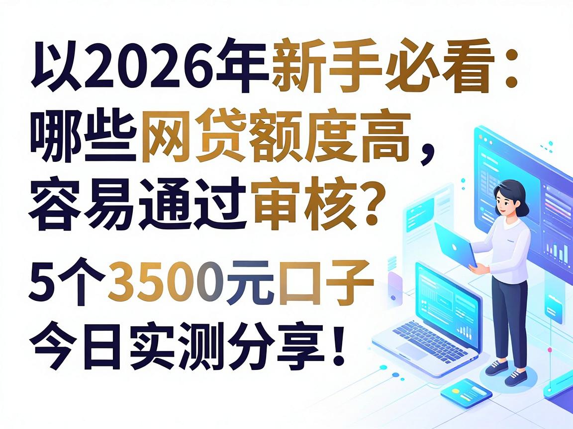 2026年新手必看：哪些网贷额度高、容易通过审核？这5个3500元口子今日实测分享！