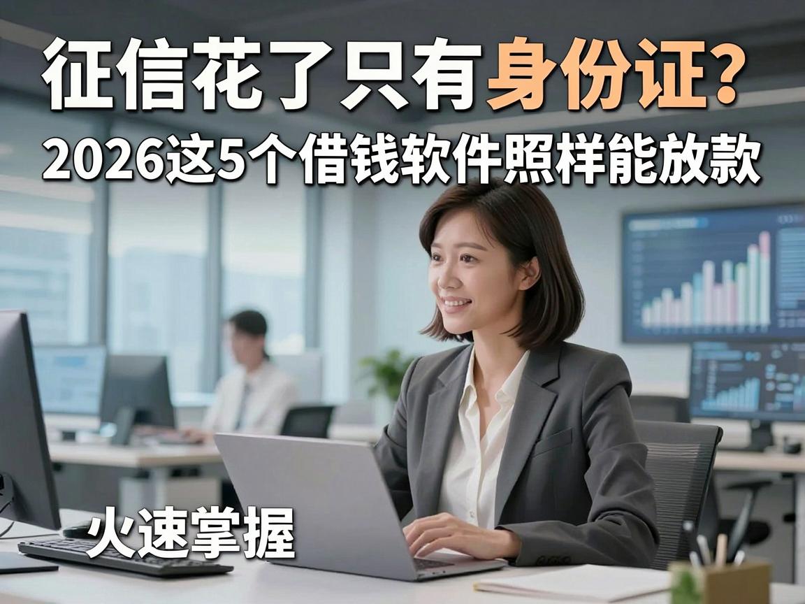 征信花了只有身份证？2026这5个借钱软件照样能放款，火速掌握！