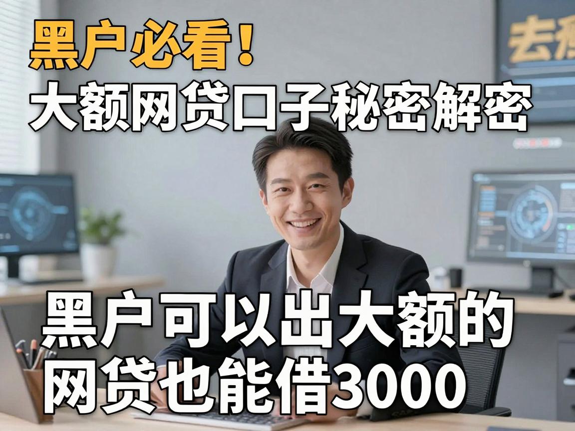 黑户必看！大额网贷口子秘密解密，黑户可以出大额的网贷也能借3000
