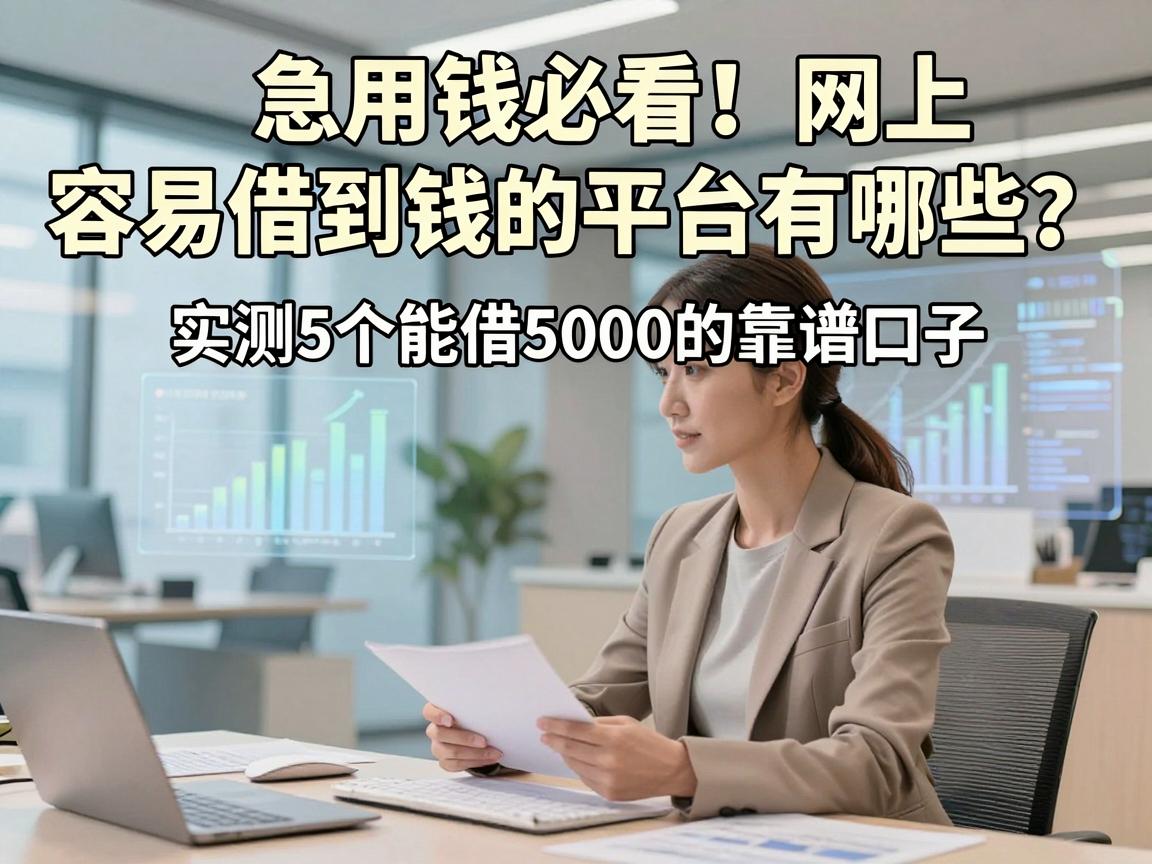急用钱必看！网上容易借到钱的平台有哪些？实测5个能借5000的靠谱口子