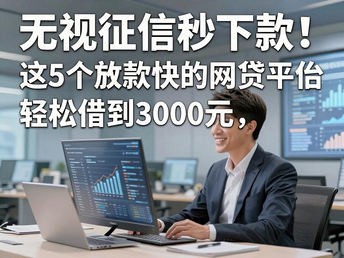 无视征信秒下款！这5个放款快的网贷平台，轻松借到3000元