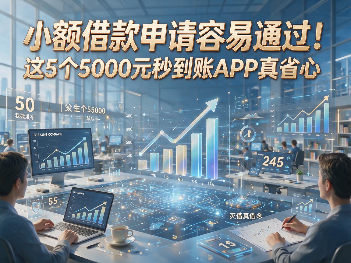 小额借款申请容易通过！这5个5000元秒到账APP真省心
