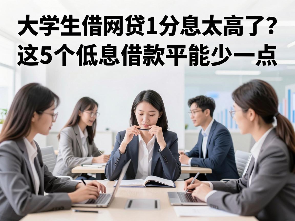 大学生借网贷1分息太高了？这5个低息借款平台，利息能少一点