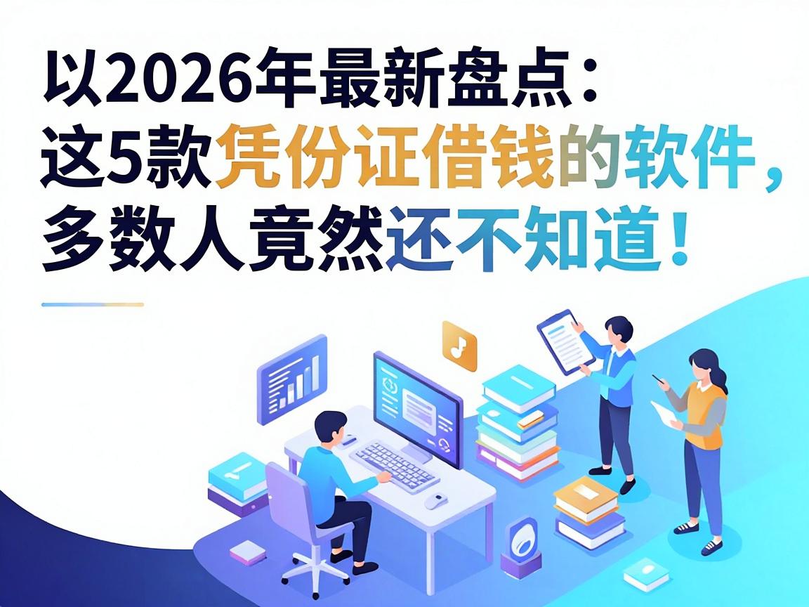 2026年最新盘点：这5款凭身份证借钱的软件，多数人竟然还不知道！