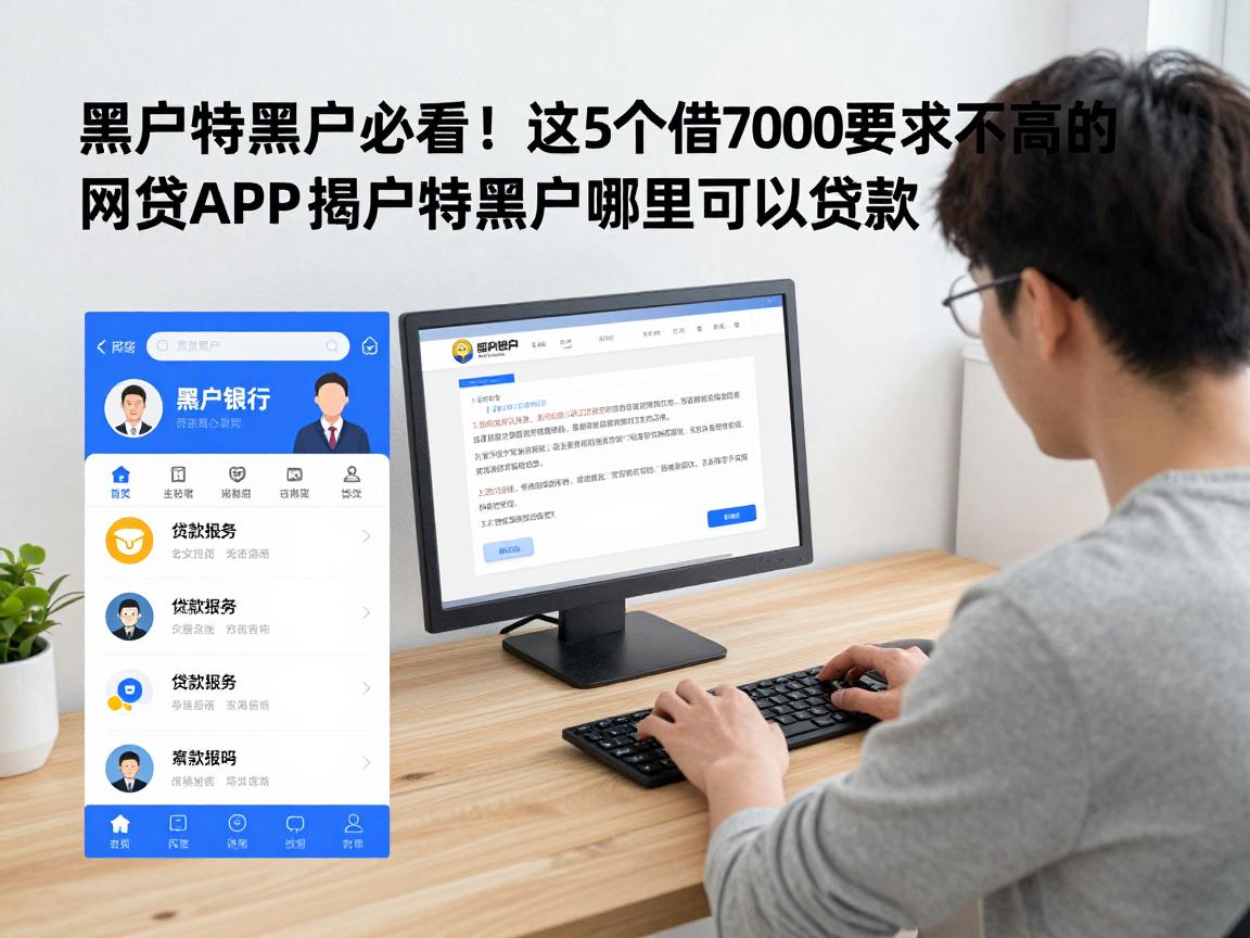 黑户特黑户必看！这5个借7000要求不高的网贷APP，专业揭秘黑户特黑户在哪里可以贷款