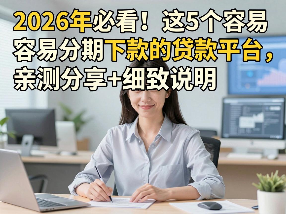 2026年必看！这5个容易分期下款的贷款平台，亲测分享+细致说明！
