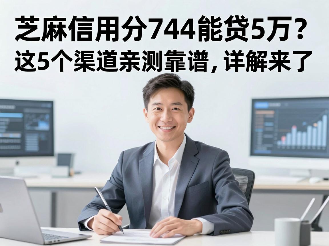芝麻信用分744能贷5万？这5个渠道亲测靠谱，详解来了！