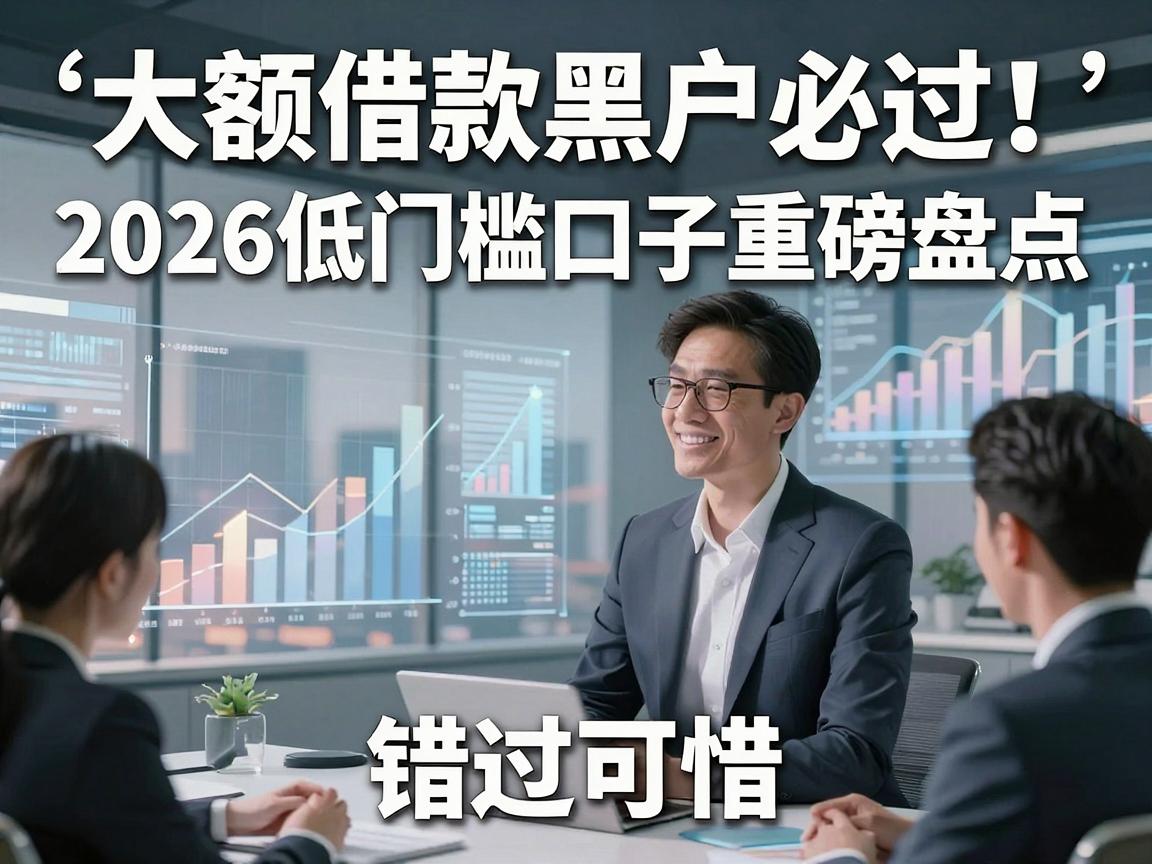 大额借款黑户必过！2026低门槛口子重磅盘点，错过可惜