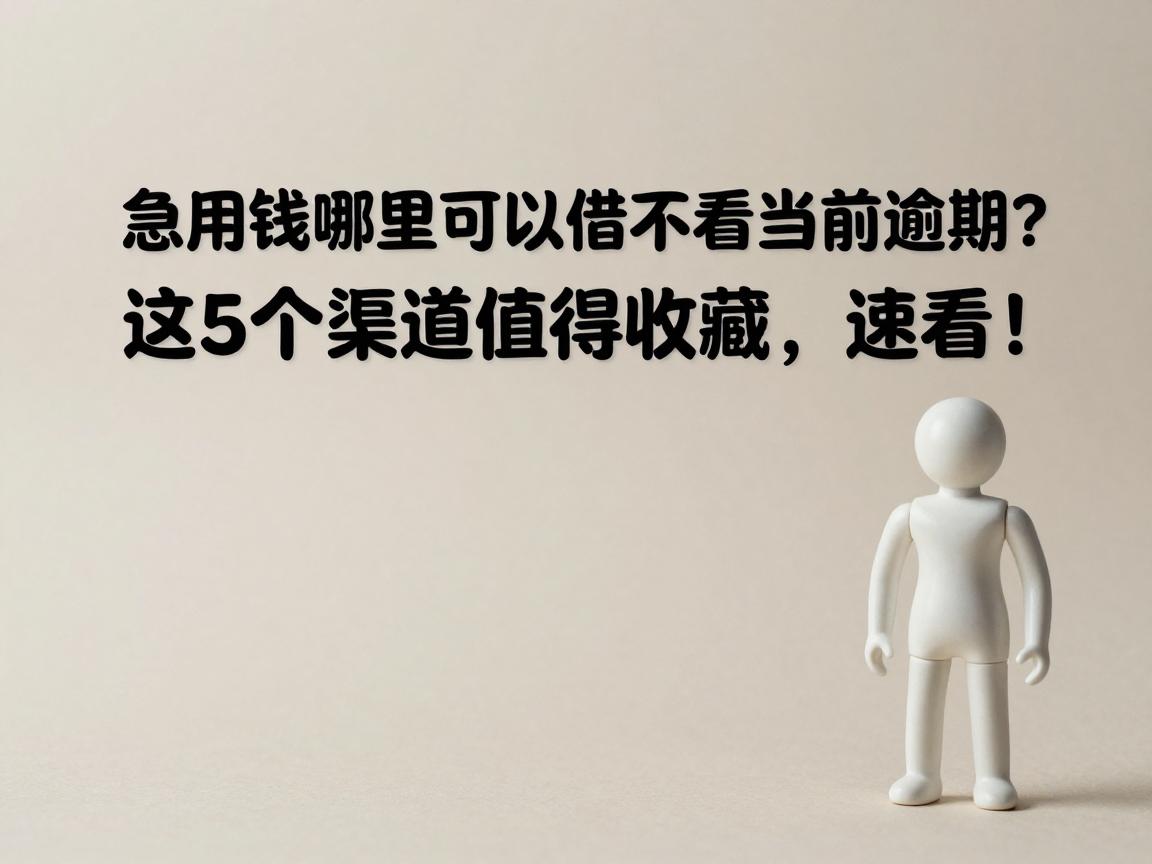 急用钱哪里可以借不看当前逾期？这5个渠道值得收藏，速看！
