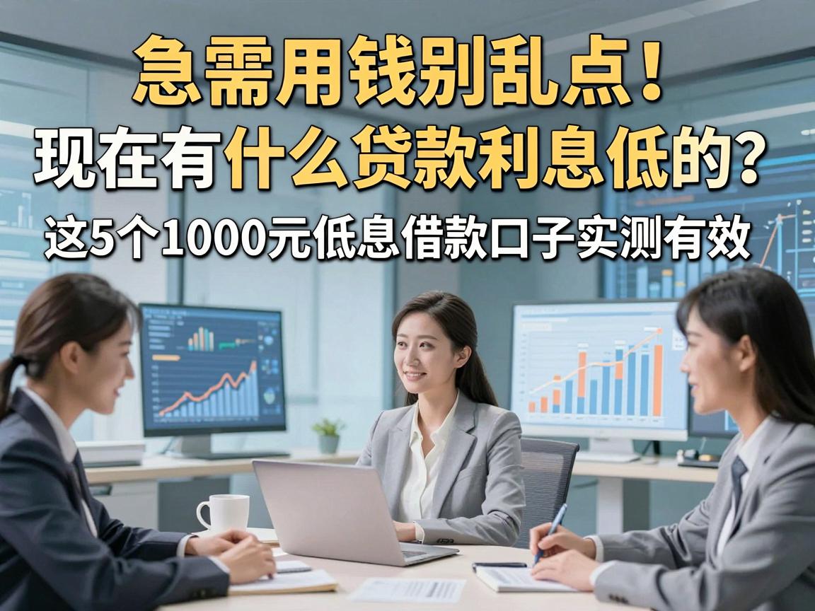 急需用钱别乱点！现在有什么贷款利息低的？这5个1000元低息借款口子实测有效
