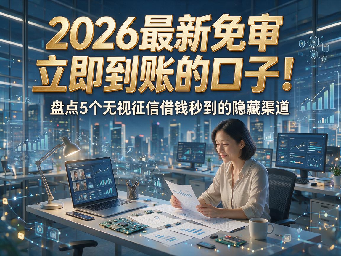 2026最新免审立即到账的口子！盘点5个无视征信借钱秒到的隐藏渠道