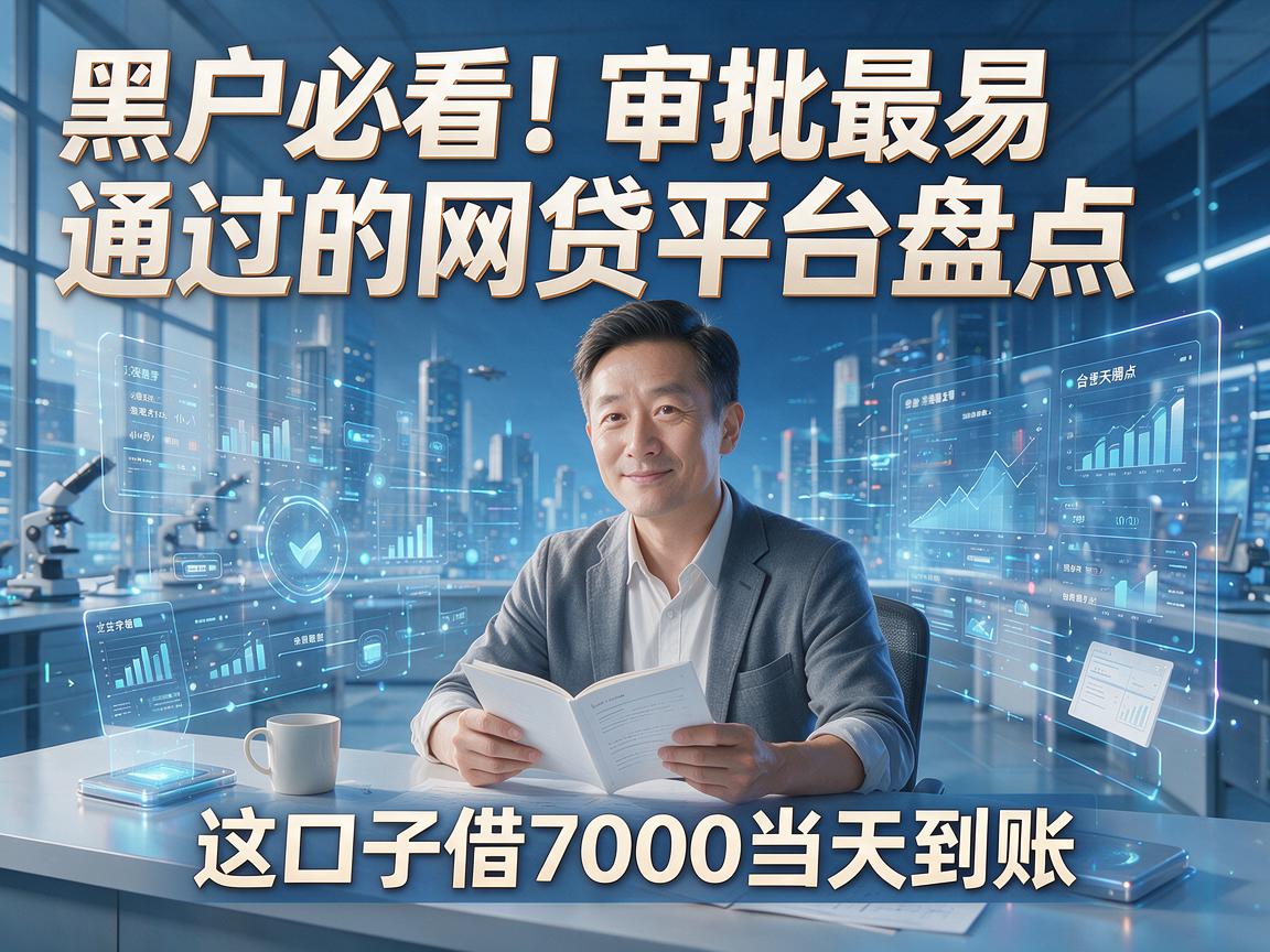 黑户必看！审批最易通过的网贷平台盘点，这口子借7000当天到账