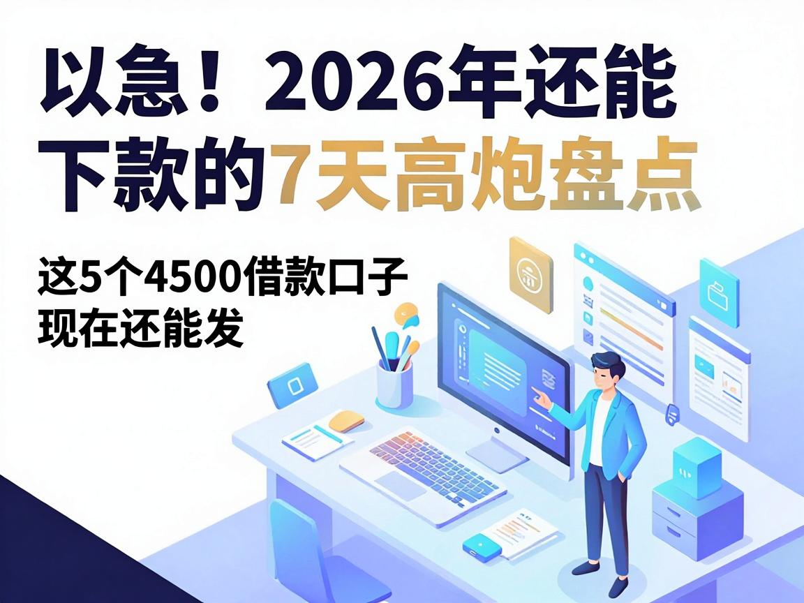 急！2026年还能下款的7天高炮盘点，这5个4500借款口子现在还能发