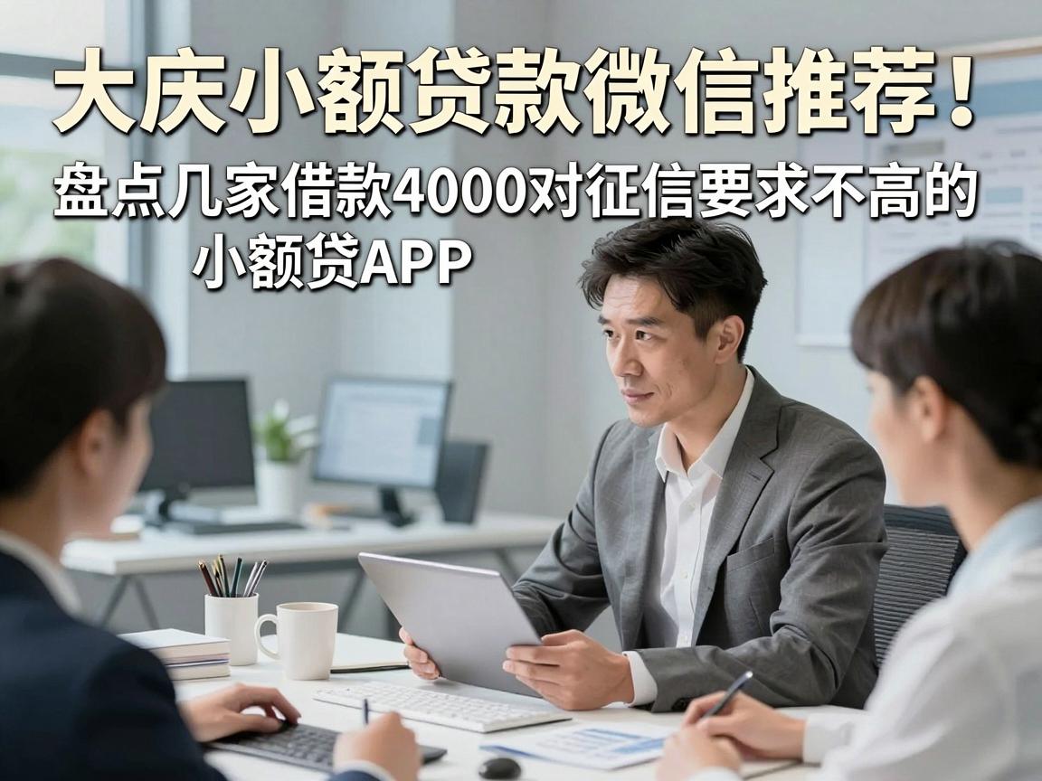 大庆小额贷款微信推荐！盘点几家借款4000对征信要求不高的小额贷APP
