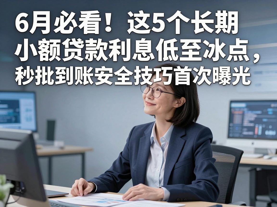 6月必看！这5个长期小额贷款利息低至冰点，秒批到账安全技巧首次曝光