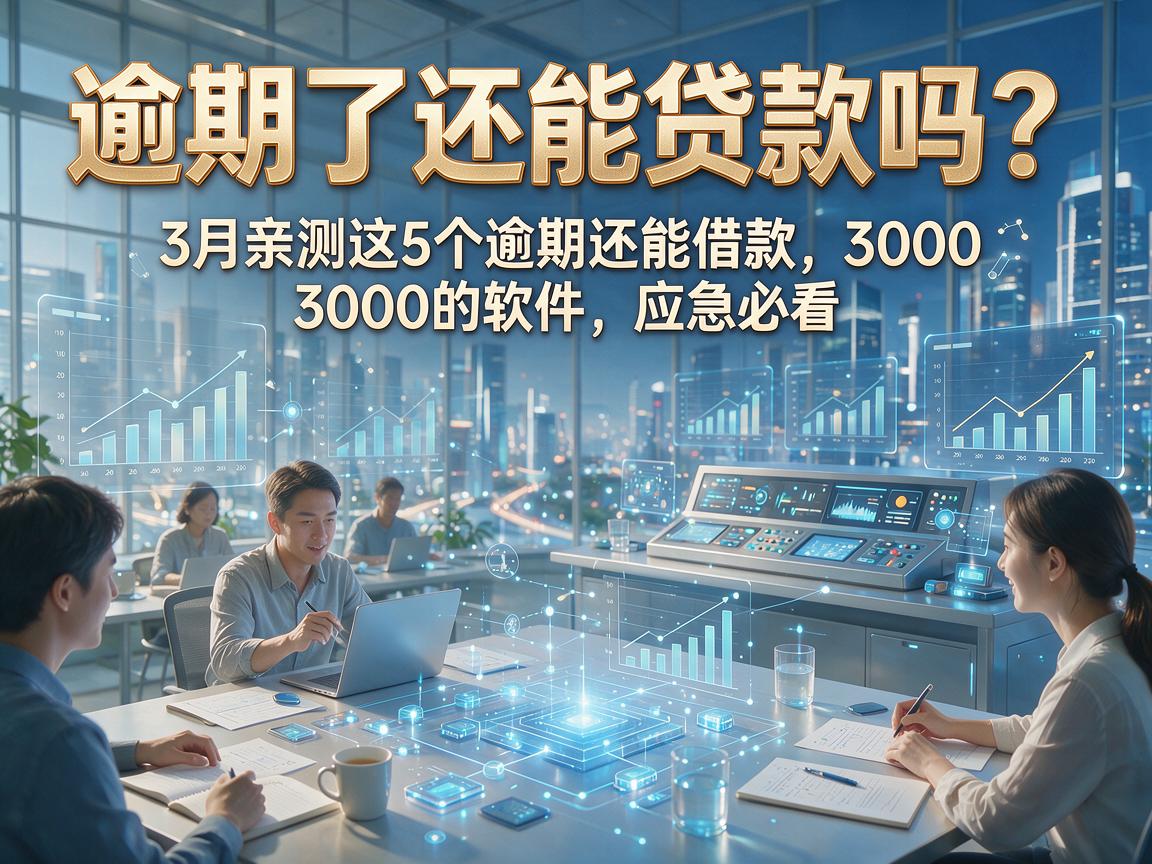 逾期了还能贷款吗？3月亲测这5个逾期还能借款3000的软件，应急必看！