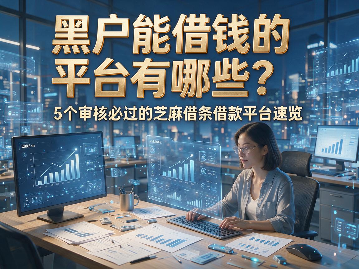 黑户能借钱的平台有哪些？5个审核必过的芝麻借条借款平台速览！