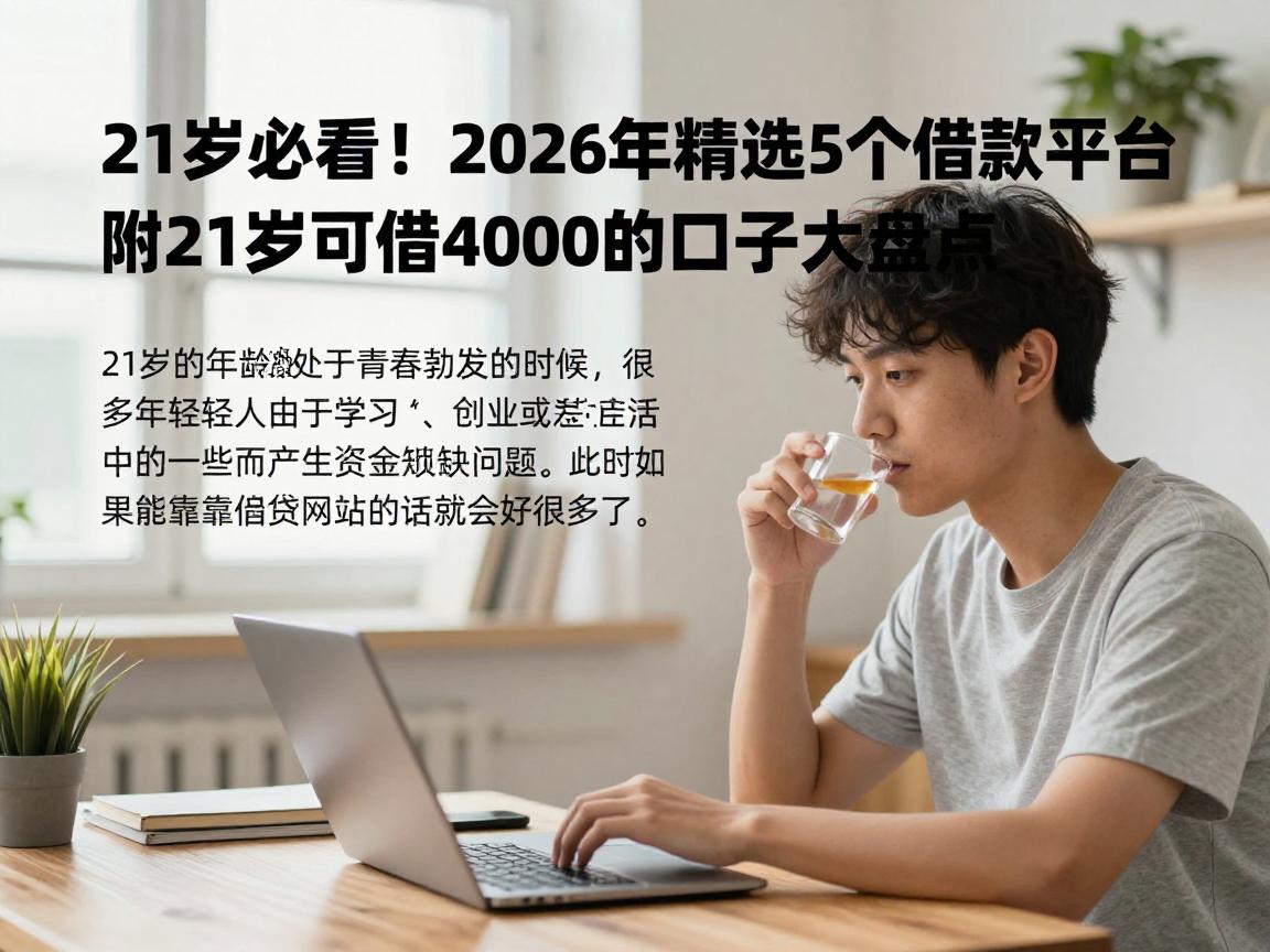 21岁必看！2026年精选5个借款平台，附21岁可借4000的口子大盘点