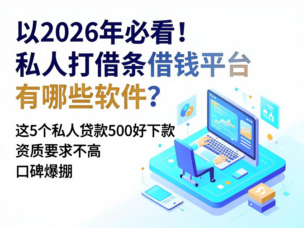2026年必看！私人打借条借钱平台有哪些软件？这5个私人贷款500好下款、资质要求不高且口碑爆棚
