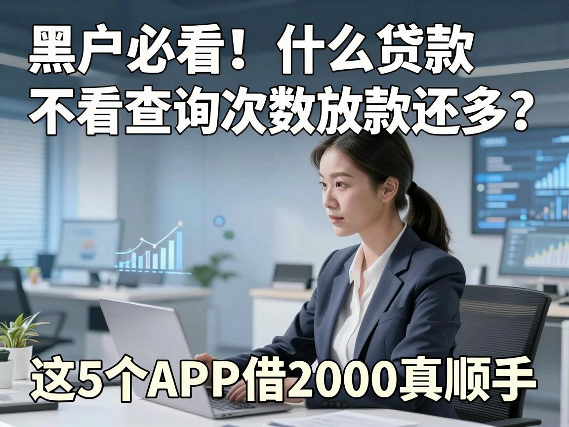 黑户必看！什么贷款不看查询次数放款还多？这5个APP借2000真顺手