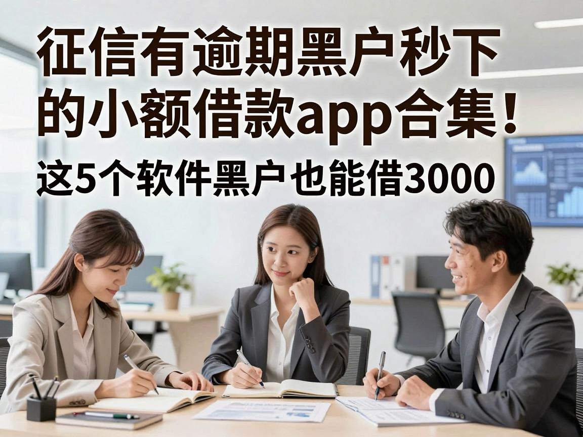 征信有逾期黑户秒下的小额借款app合集！这5个软件黑户也能借3000