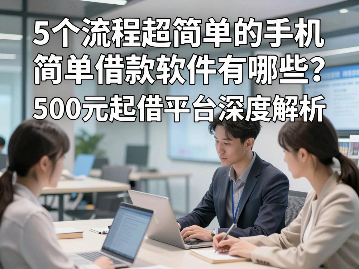 5个流程超简单的手机简单借款软件有哪些？500元起借平台深度解析