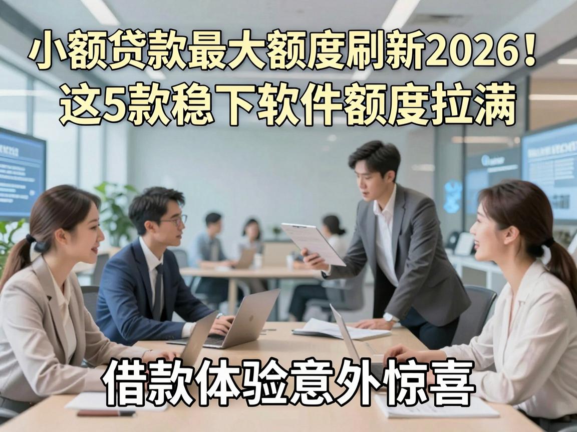 小额贷款最大额度刷新2026！这5款稳下软件额度拉满，借款体验意外惊喜