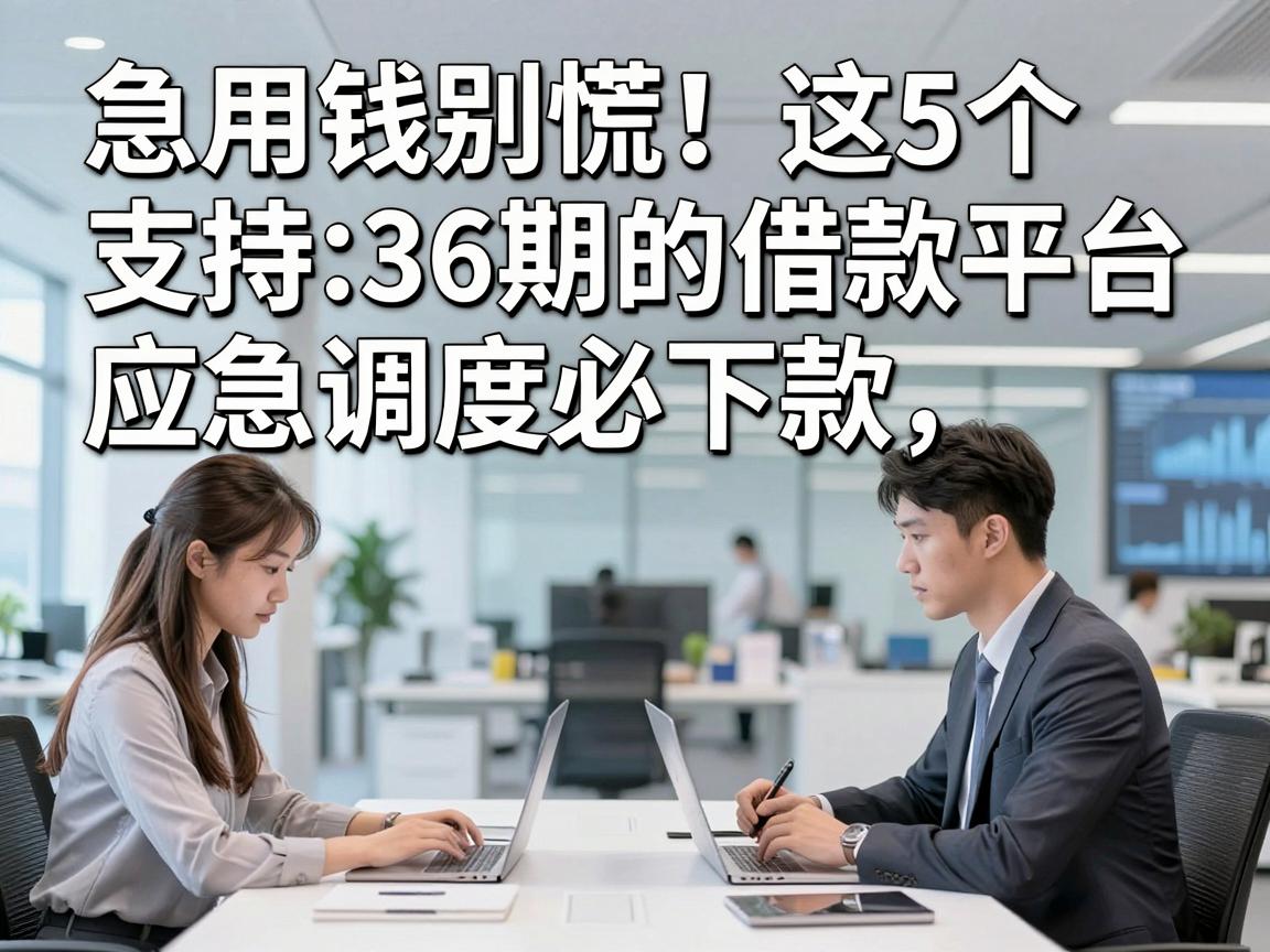 急用钱别慌！这5个支持36期的借款平台，应急调度必下款