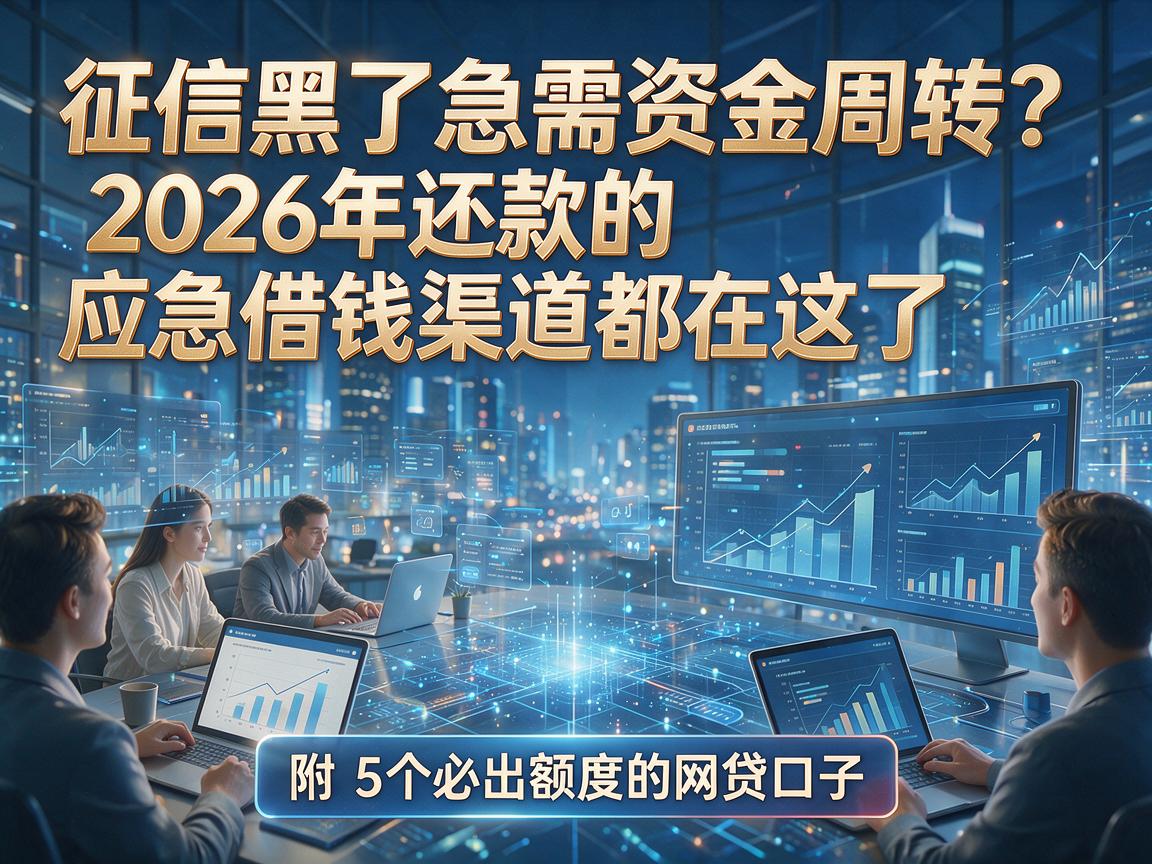 征信黑了急需资金周转？2026年还款的应急借钱渠道都在这了，附5个必出额度的网贷口子