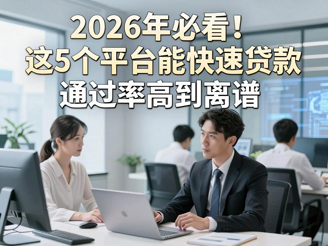 2026年必看！这5个平台能快速贷款，通过率高到离谱！
