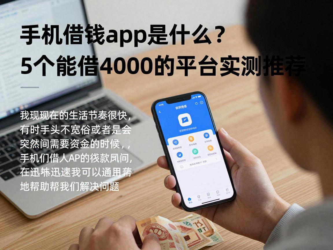 手机借钱app是什么？2026超全避坑指南：5个能借4000的平台实测推荐
