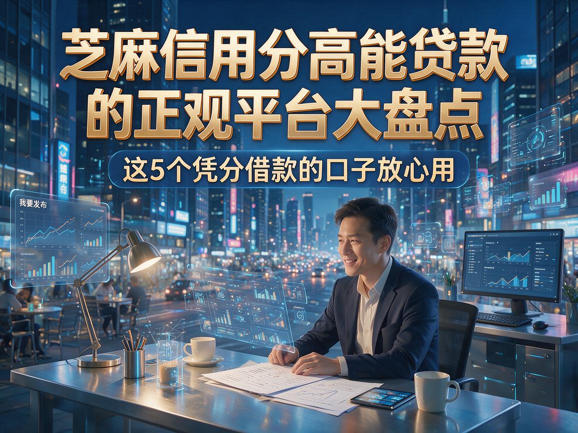 芝麻信用分高能贷款的正规平台大盘点，这5个凭分借款的口子放心用