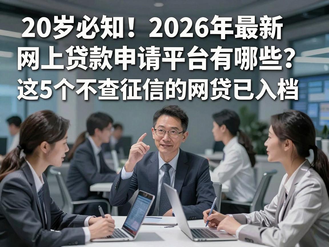 20岁必知！2026年最新网上贷款申请平台有哪些？这5个不查征信的网贷已入档