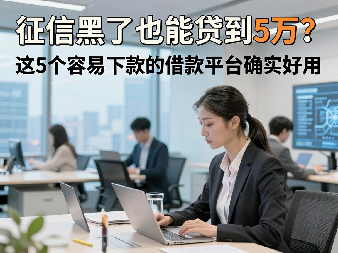 征信黑了也能贷到5万？这5个容易下款的借款平台确实好用
