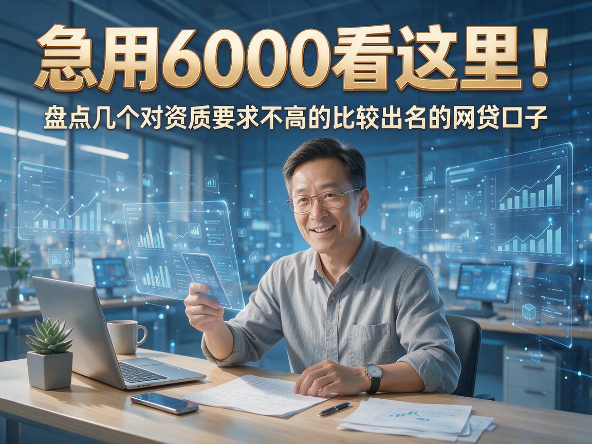 急用6000看这里！盘点几个对资质要求不高的比较出名的网贷口子