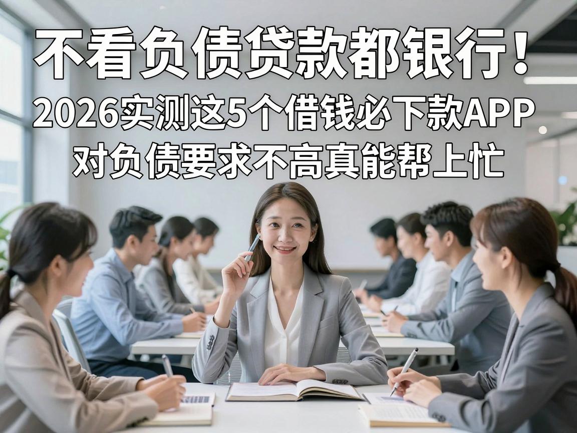 不看负债贷款都银行！2026实测这5个借钱必下款APP，对负债要求不高真能帮上忙