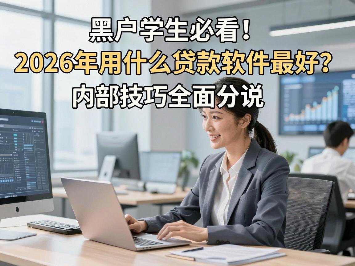 黑户学生必看！2026年用什么贷款软件最好？内部技巧全面分说