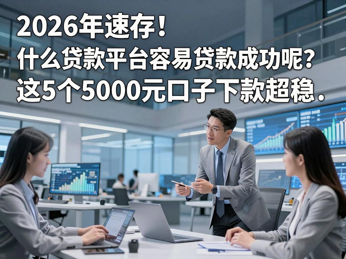 2026年速存！什么贷款平台容易贷款成功呢？这5个5000元口子下款超稳！