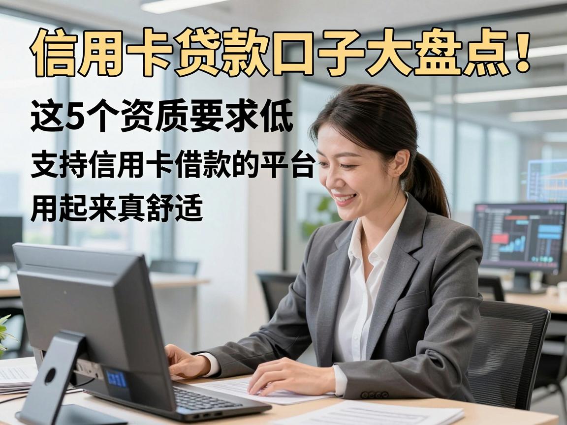 信用卡贷款口子大盘点！这5个资质要求低、支持信用卡借款的平台，用起来真舒适