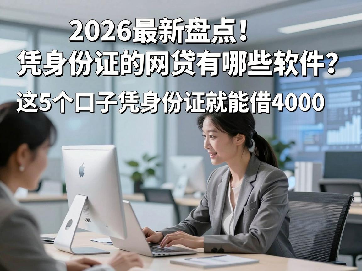 2026最新盘点！凭身份证的网贷有哪些软件？这5个口子凭身份证就能借4000